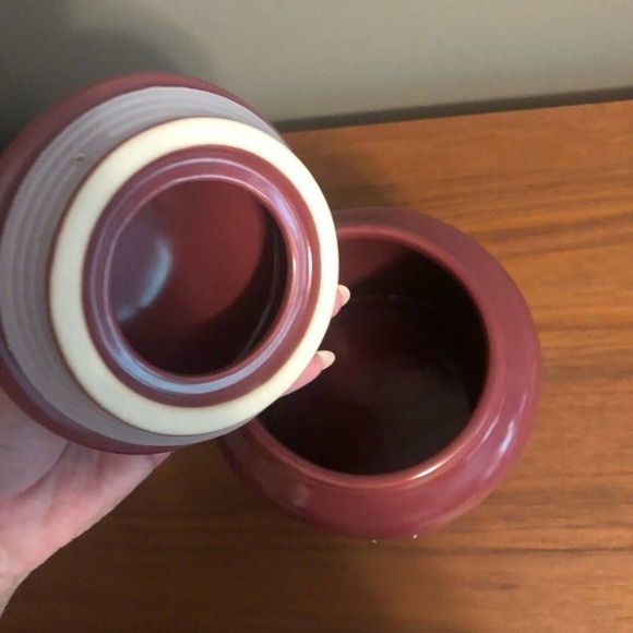 RAE DUNN Fall Y'all Pink Canister With Lid - Picture 4 of 5